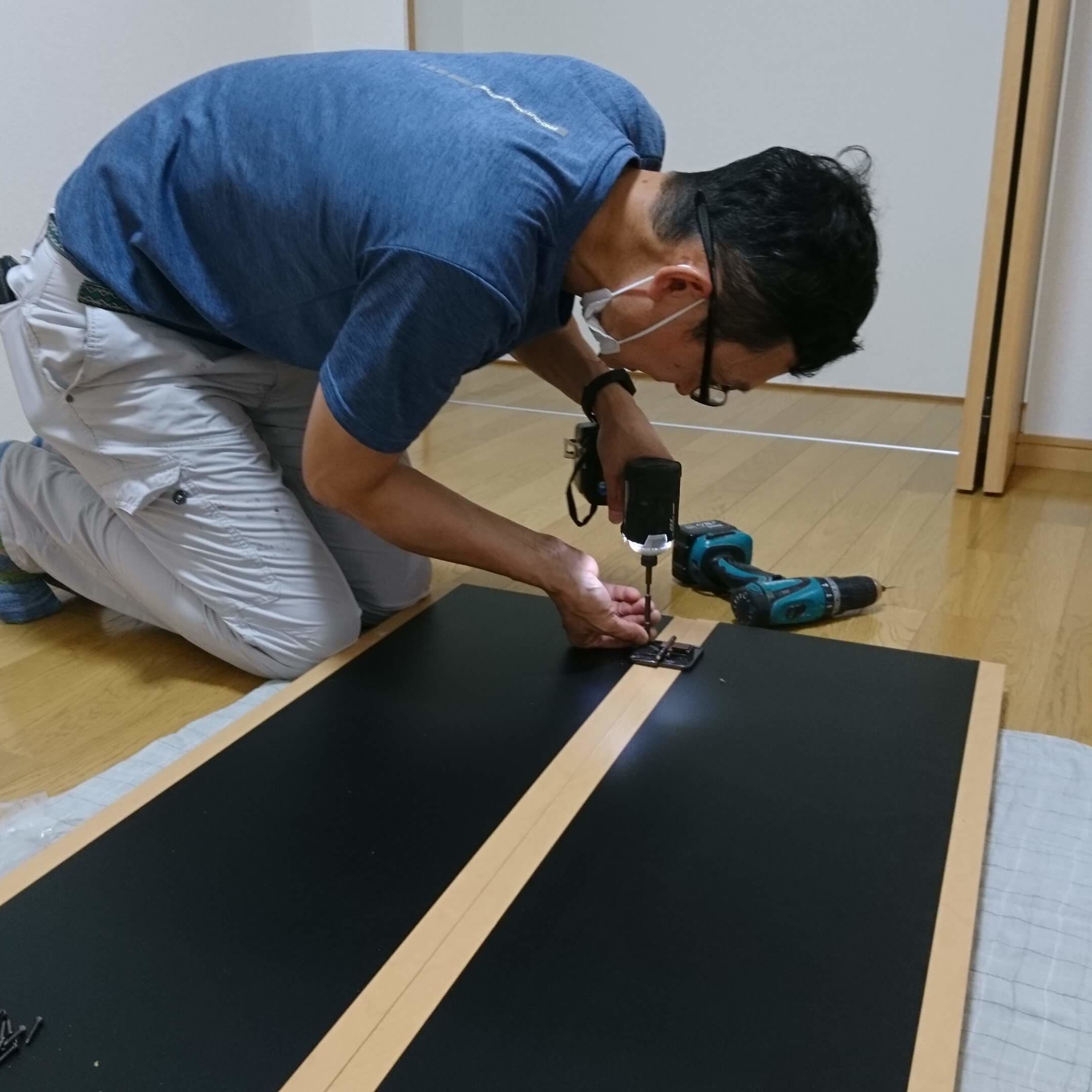 収納折戸修理 名古屋市東区 | 建具の建付け調整なら建具修理の窓口名古屋市東区